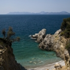 A secluded bay on Tersane Island