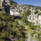 The trail through the ghost town of Kayakoy