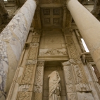 One of Ephesus\' main attractions: the Library of Celsus