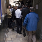 The EUR/TRY foreign exchange in an alley outside the Grand Bazaar