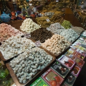 Any and every flavor of Turkish delight in the Spice Bazaar