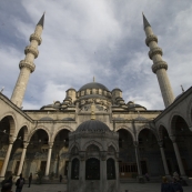 Yeni Camii mosque at the end of the Spice Bazaar