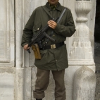 Turkish guard at Topkapi Palace