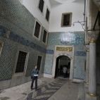 Courtyard of the black eunuchs inside the harem at Topkapi Palace