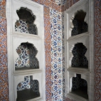Tiling and shelves in Topkapi Palace