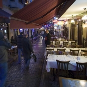 Dinner off of Istiklal Caddesi