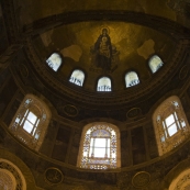 Madonna and child in Aya Sofya