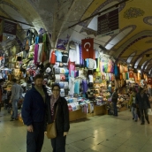 ET and Sally in the Grand Bazaar