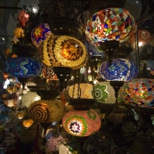 Turkish lamps in the Grand Bazaar