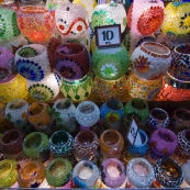 Turkish lamps in the Spice Bazaar