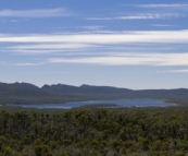 Looking north into Grampians National Park at Lake Wartook from The Balconies