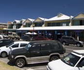 The bustling seaside town of Apollo Bay