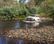 Bessie crossing the Wonnongatta River