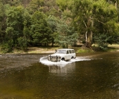 Bessie crossing the Wonnongatta River near Talbotville