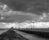 A stormy Saint Kilda Pier