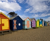 Brighton beach huts