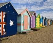 Brighton beach huts