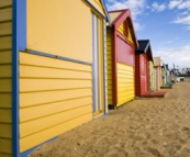 Brighton beach huts