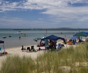 The beach at Rye on the Mornington Peninsula