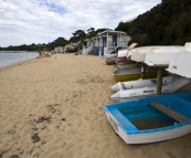 The beach at Portsea