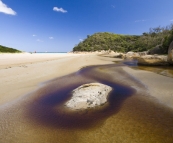 Tidal River and Normans Beach in the distance