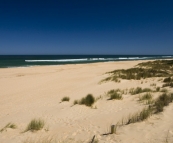 The main beach at Lakes Entrance