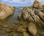 Salmon Rocks by Cape Conran