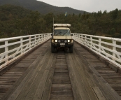 The Tank crossing McKillops Bridge