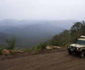 The Tank climbing to Little River Gorge