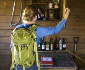 Rations inside Derrick Hut