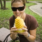 Pineapple time in Cong Vien Van Hoa Park
