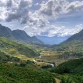 Looking down the valley toward Lao Chai and Ta Van 