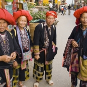 Red Dao people in Sapa