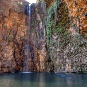 The plunge pool and waterfall at Emma Gorge