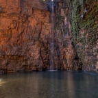 The plunge pool and waterfall at Emma Gorge