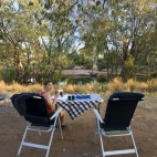 Our campsite on the Pentecost River