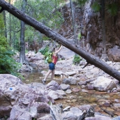 Lisa in El Questro Gorge