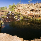 Secluded Pool below Champagne Springs