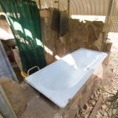 The bathroom at Elenbrae Station campground