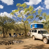 Our campsite at Elenbrae Station