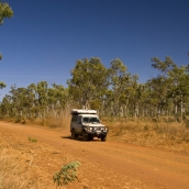 Heading north up the road to Kalumburu