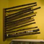 Didgeridoos in the Kalumburu Mission museum