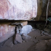 One of the Aboriginal art sites on the hike to Mitchell Falls