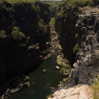 The gorge downstream from Big Mertens Falls on the way to Mitchell Falls