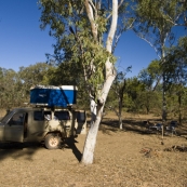 Our campsite next to the Gibb River