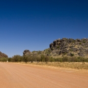 Quen Victoria's head (in the centre just to the right of the road)