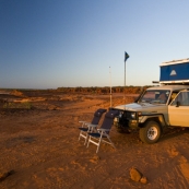 Camping on the rocks at James Price Point