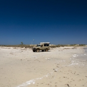 On the sand at Chile Creek