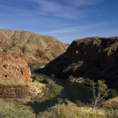 The Ord River leading out of Lake Argyle