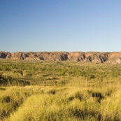 The Bungle Bungle Range illuminated by the sunset